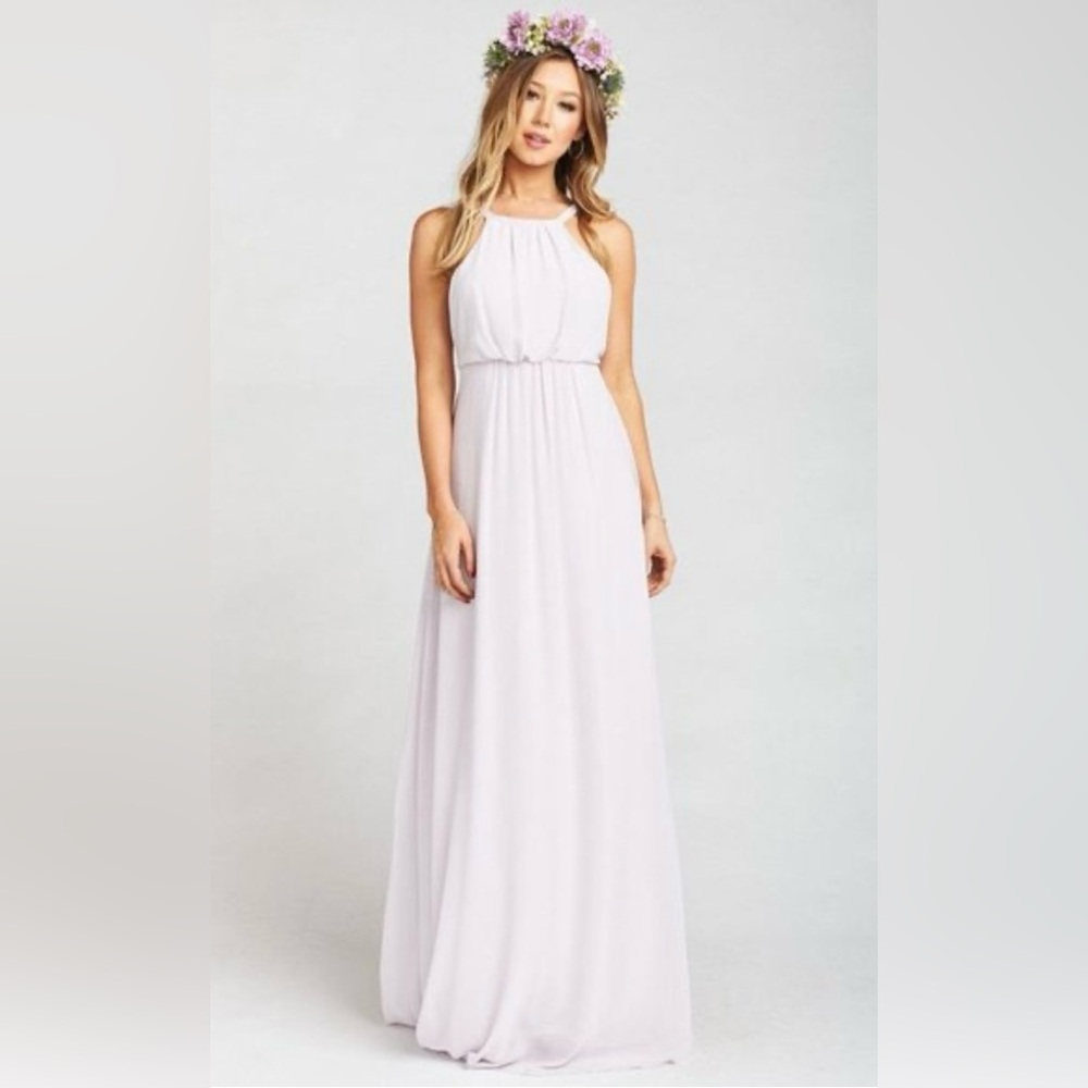Show Me Your MUMU Lavender Chiffon Amanda Bridesmaid Dress